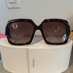 Prada tortoise sunglasses